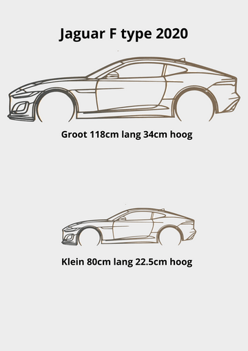 Jaguar F type 2020 vanaf €29.95